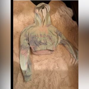 GUESS cropped hoodie